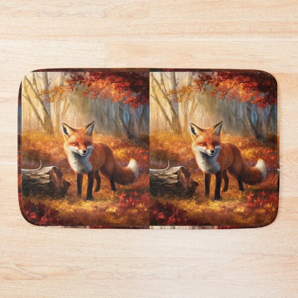 Artikelvorschau, Fuchs-Porträt. Herbstsaison, Herbstfuchs, Vintage-Fuchs, Fuchs-Malerei, Camille Pissarro-Stil entworfen und verkauft von FoxVibes.