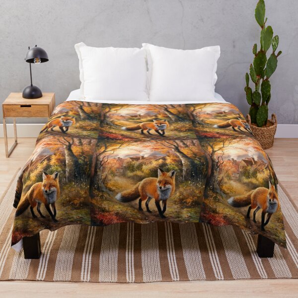 Artikelvorschau, Fuchs-Porträt. Herbstsaison, Herbstfuchs, Vintage-Fuchs, Fuchs-Malerei, Camille Pissarro-Stil entworfen und verkauft von FoxVibes.
