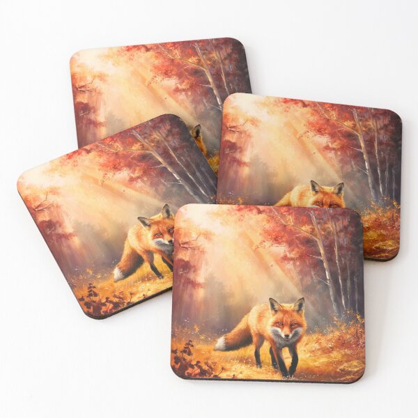 Artikelvorschau, Fuchs-Porträt. Herbstsaison, Herbstfuchs, Vintage-Fuchs, Fuchs-Malerei, Camille Pissarro-Stil entworfen und verkauft von FoxVibes.