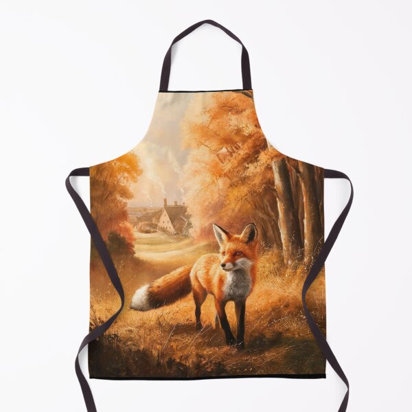 Artikelvorschau, Fuchs-Porträt. Herbstsaison, Herbstfuchs, Vintage-Fuchs, Fuchs-Malerei, Camille Pissarro-Stil entworfen und verkauft von FoxVibes.