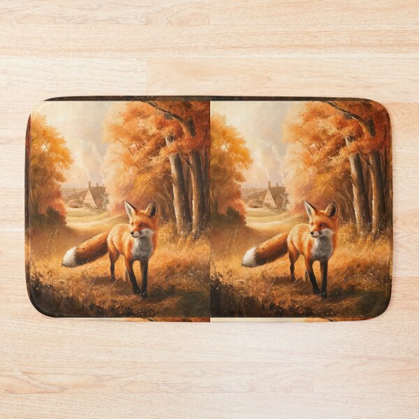 Artikelvorschau, Fuchs-Porträt. Herbstsaison, Herbstfuchs, Vintage-Fuchs, Fuchs-Malerei, Camille Pissarro-Stil entworfen und verkauft von FoxVibes.