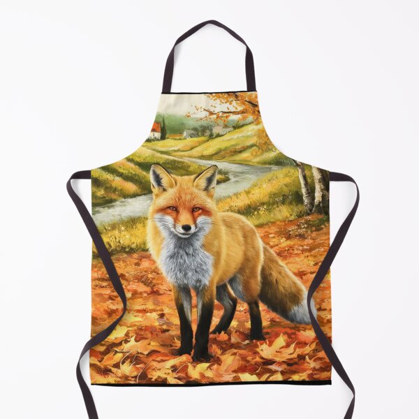 Artikelvorschau, Fuchs-Porträt. Herbstsaison, Herbstfuchs, Vintage-Fuchs, Fuchs-Malerei, Camille Pissarro-Stil entworfen und verkauft von FoxVibes.