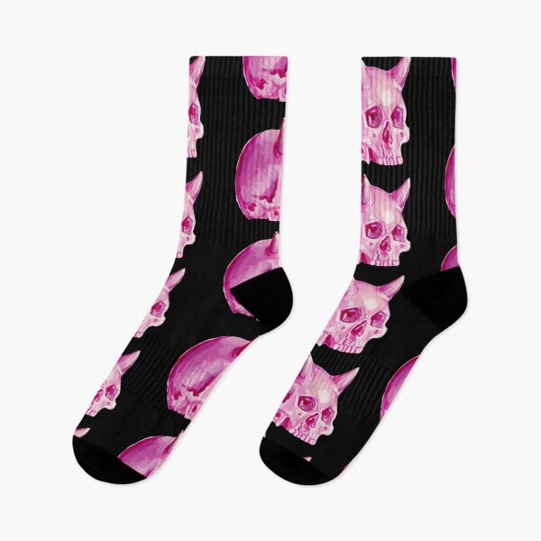 Item preview, pink skull designed and sold by Melss-jpg.