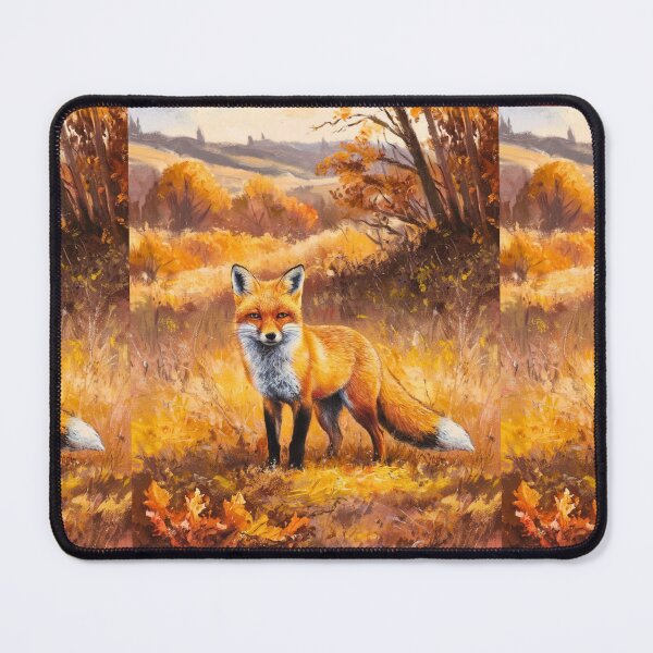 Artikelvorschau, Fuchs-Porträt. Herbstsaison, Herbstfuchs, Vintage-Fuchs, Fuchs-Malerei, Camille Pissarro-Stil entworfen und verkauft von FoxVibes.