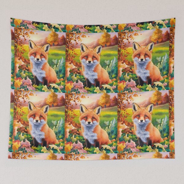 Artikelvorschau, Fuchs-Porträt. Herbstsaison, Herbstfuchs, Vintage-Fuchs, Fuchs-Malerei, Camille Pissarro-Stil entworfen und verkauft von FoxVibes.
