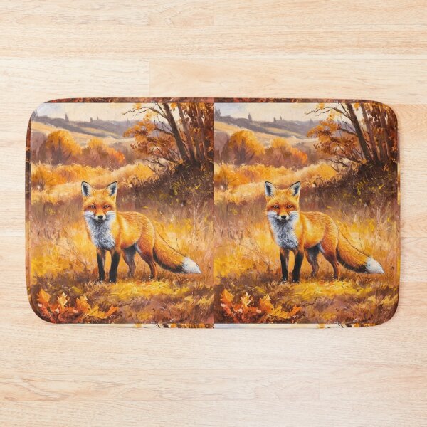 Artikelvorschau, Fuchs-Porträt. Herbstsaison, Herbstfuchs, Vintage-Fuchs, Fuchs-Malerei, Camille Pissarro-Stil entworfen und verkauft von FoxVibes.
