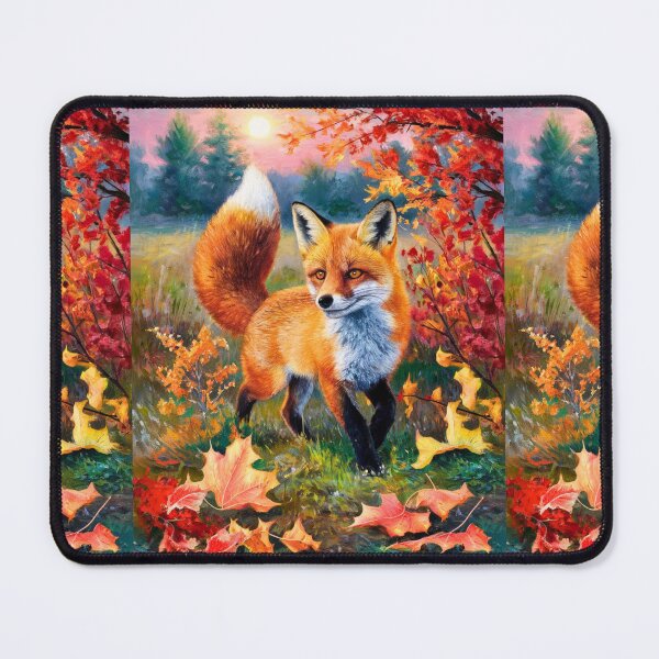 Artikelvorschau, Fuchs-Porträt. Herbstsaison, Herbstfuchs, Vintage-Fuchs, Fuchs-Malerei, Camille Pissarro-Stil entworfen und verkauft von FoxVibes.