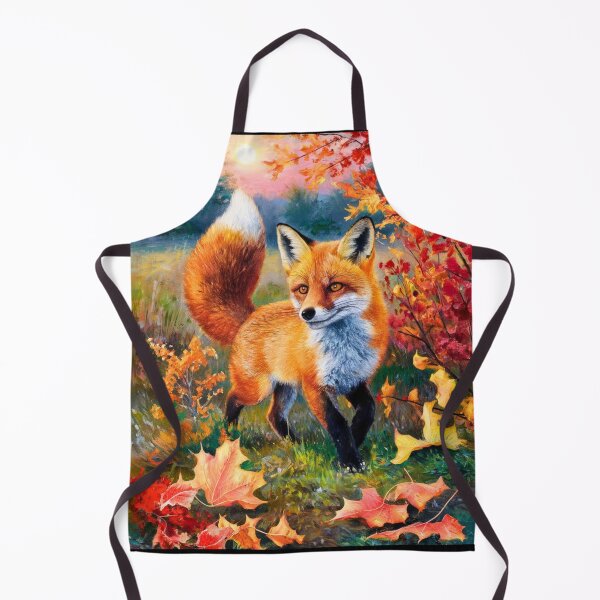 Artikelvorschau, Fuchs-Porträt. Herbstsaison, Herbstfuchs, Vintage-Fuchs, Fuchs-Malerei, Camille Pissarro-Stil entworfen und verkauft von FoxVibes.
