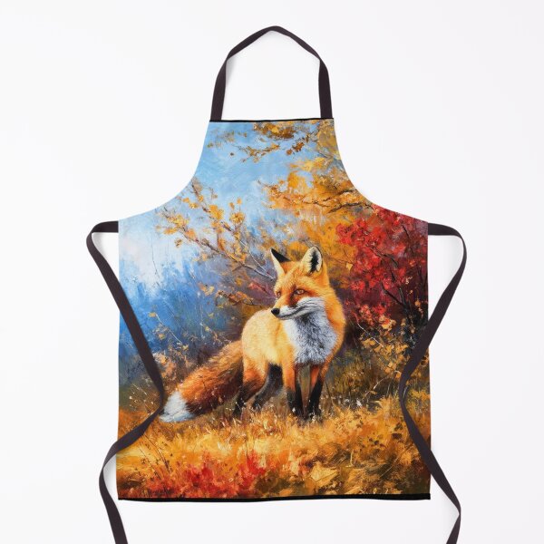 Artikelvorschau, Fuchs-Porträt. Herbstsaison, Herbstfuchs, Vintage-Fuchs, Fuchs-Malerei, Camille Pissarro-Stil entworfen und verkauft von FoxVibes.
