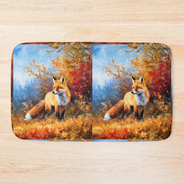 Artikelvorschau, Fuchs-Porträt. Herbstsaison, Herbstfuchs, Vintage-Fuchs, Fuchs-Malerei, Camille Pissarro-Stil entworfen und verkauft von FoxVibes.