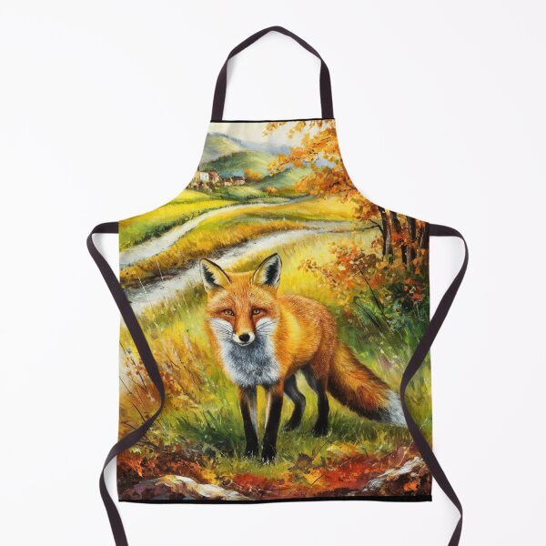 Artikelvorschau, Fuchs-Porträt. Herbstsaison, Herbstfuchs, Vintage-Fuchs, Fuchs-Malerei, Camille Pissarro-Stil entworfen und verkauft von FoxVibes.