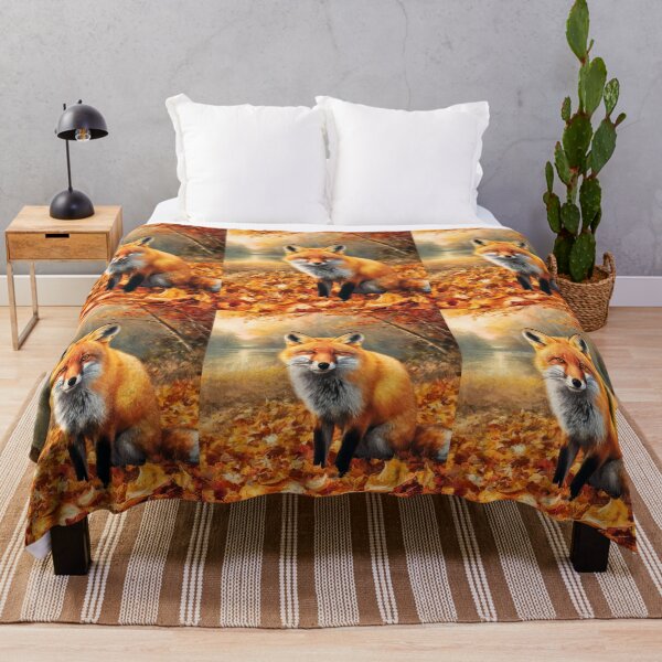 Artikelvorschau, Fuchs-Porträt. Herbstsaison, Herbstfuchs, Vintage-Fuchs, Fuchs-Malerei, Camille Pissarro-Stil entworfen und verkauft von FoxVibes.
