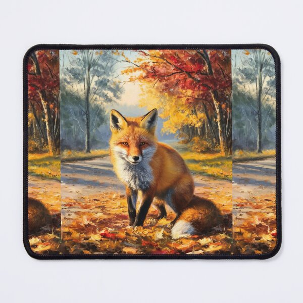 Artikelvorschau, Fuchs-Porträt. Herbstsaison, Herbstfuchs, Vintage-Fuchs, Fuchs-Malerei, Camille Pissarro-Stil entworfen und verkauft von FoxVibes.