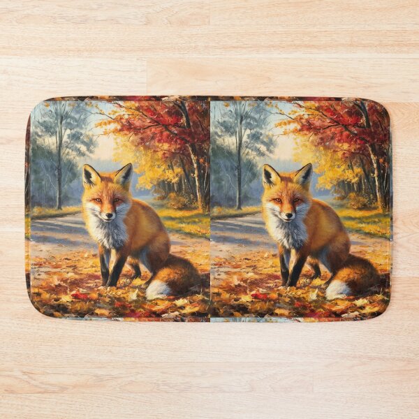 Artikelvorschau, Fuchs-Porträt. Herbstsaison, Herbstfuchs, Vintage-Fuchs, Fuchs-Malerei, Camille Pissarro-Stil entworfen und verkauft von FoxVibes.