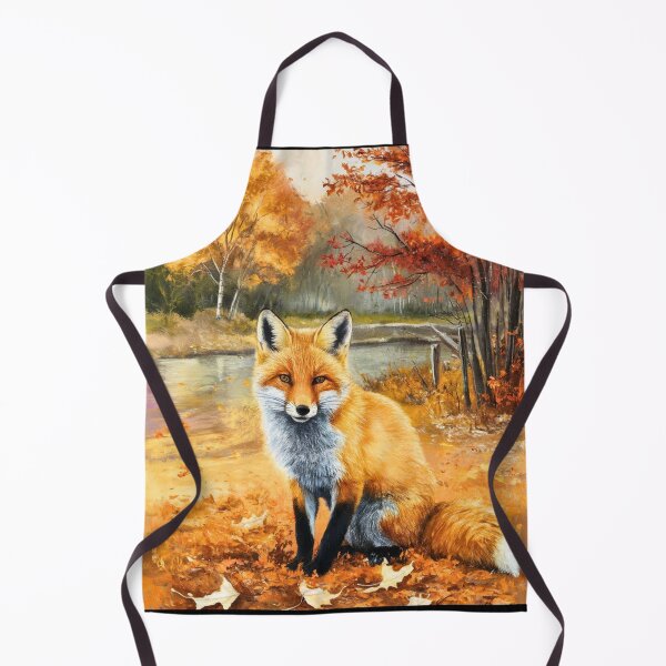 Artikelvorschau, Fuchs-Porträt. Herbstsaison, Herbstfuchs, Vintage-Fuchs, Fuchs-Malerei, Camille Pissarro-Stil entworfen und verkauft von FoxVibes.