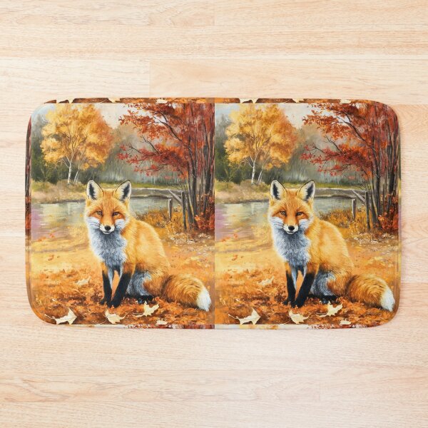 Artikelvorschau, Fuchs-Porträt. Herbstsaison, Herbstfuchs, Vintage-Fuchs, Fuchs-Malerei, Camille Pissarro-Stil entworfen und verkauft von FoxVibes.