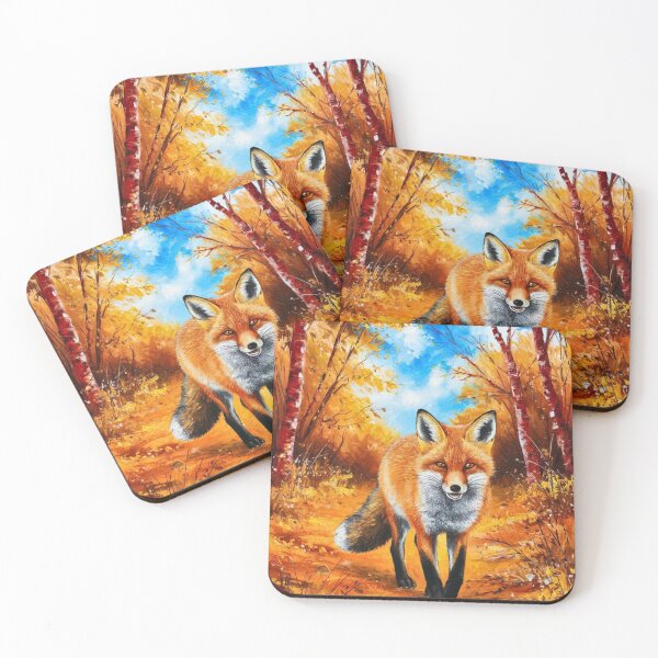 Artikelvorschau, Fuchs-Porträt. Herbstsaison, Herbstfuchs, Vintage-Fuchs, Fuchs-Malerei, Camille Pissarro-Stil entworfen und verkauft von FoxVibes.