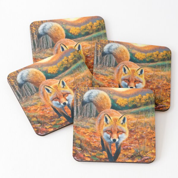 Artikelvorschau, Fuchs-Porträt. Herbstsaison, Herbstfuchs, Vintage-Fuchs, Fuchs-Malerei, Camille Pissarro-Stil entworfen und verkauft von FoxVibes.