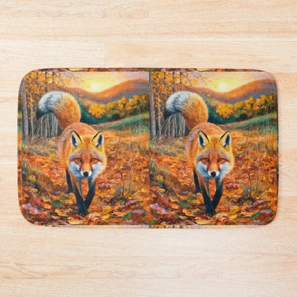 Artikelvorschau, Fuchs-Porträt. Herbstsaison, Herbstfuchs, Vintage-Fuchs, Fuchs-Malerei, Camille Pissarro-Stil entworfen und verkauft von FoxVibes.