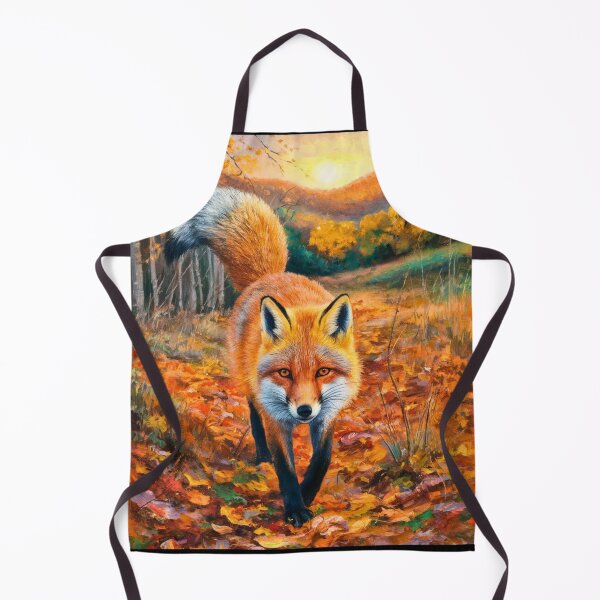 Artikelvorschau, Fuchs-Porträt. Herbstsaison, Herbstfuchs, Vintage-Fuchs, Fuchs-Malerei, Camille Pissarro-Stil entworfen und verkauft von FoxVibes.