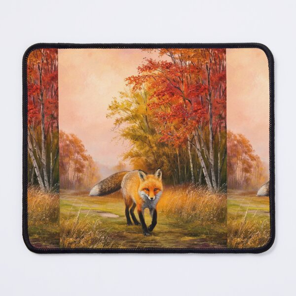 Artikelvorschau, Fuchs-Porträt. Herbstsaison, Herbstfuchs, Vintage-Fuchs, Fuchs-Malerei, Camille Pissarro-Stil entworfen und verkauft von FoxVibes.