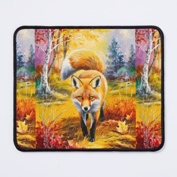 Artikelvorschau, Fuchs-Porträt. Herbstsaison, Herbstfuchs, Vintage-Fuchs, Fuchs-Malerei, Camille Pissarro-Stil entworfen und verkauft von FoxVibes.