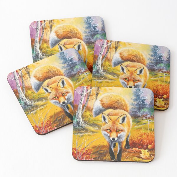 Artikelvorschau, Fuchs-Porträt. Herbstsaison, Herbstfuchs, Vintage-Fuchs, Fuchs-Malerei, Camille Pissarro-Stil entworfen und verkauft von FoxVibes.