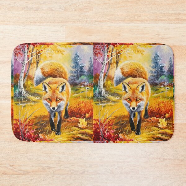 Artikelvorschau, Fuchs-Porträt. Herbstsaison, Herbstfuchs, Vintage-Fuchs, Fuchs-Malerei, Camille Pissarro-Stil entworfen und verkauft von FoxVibes.