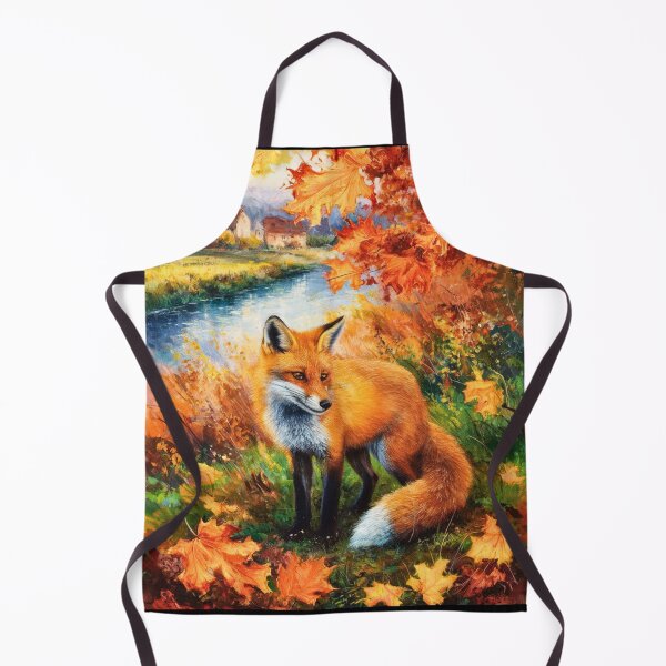 Artikelvorschau, Fuchs-Porträt. Herbstsaison, Herbstfuchs, Vintage-Fuchs, Fuchs-Malerei, Camille Pissarro-Stil entworfen und verkauft von FoxVibes.