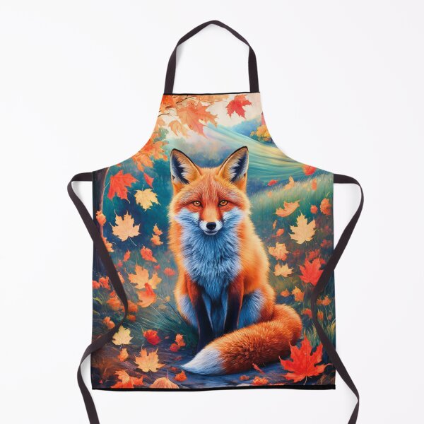 Artikelvorschau, Fuchs-Porträt. Herbstsaison, Herbstfuchs, Vintage-Fuchs, Fuchs-Malerei, Camille Pissarro-Stil entworfen und verkauft von FoxVibes.
