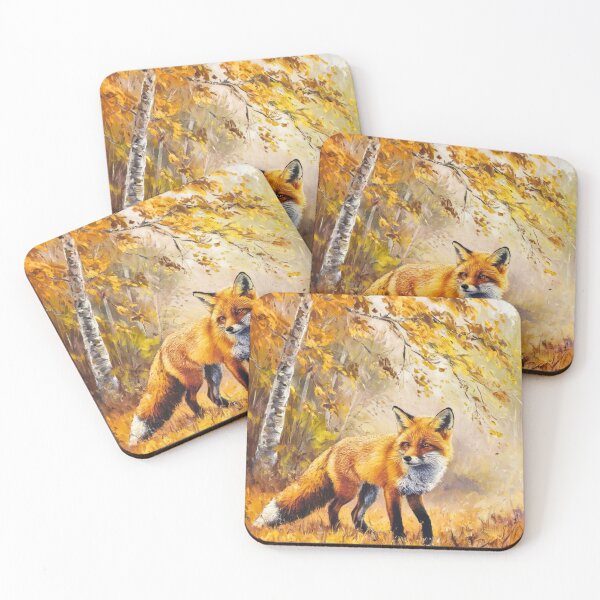 Artikelvorschau, Fuchs-Porträt. Herbstsaison, Herbstfuchs, Vintage-Fuchs, Fuchs-Malerei, Camille Pissarro-Stil entworfen und verkauft von FoxVibes.