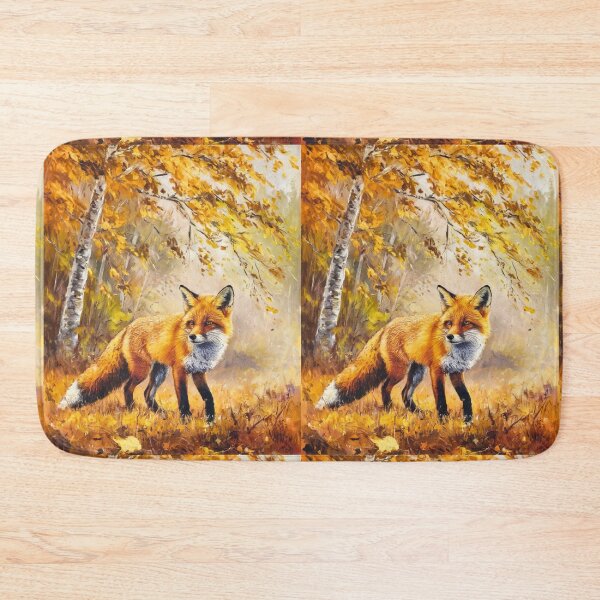 Artikelvorschau, Fuchs-Porträt. Herbstsaison, Herbstfuchs, Vintage-Fuchs, Fuchs-Malerei, Camille Pissarro-Stil entworfen und verkauft von FoxVibes.