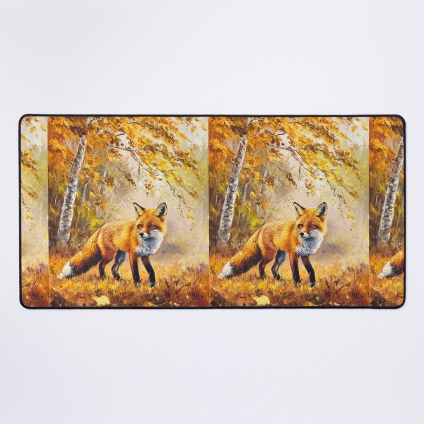 Artikelvorschau, Fuchs-Porträt. Herbstsaison, Herbstfuchs, Vintage-Fuchs, Fuchs-Malerei, Camille Pissarro-Stil entworfen und verkauft von FoxVibes.