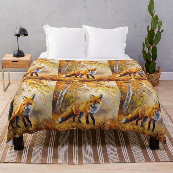 Artikelvorschau, Fuchs-Porträt. Herbstsaison, Herbstfuchs, Vintage-Fuchs, Fuchs-Malerei, Camille Pissarro-Stil entworfen und verkauft von FoxVibes.