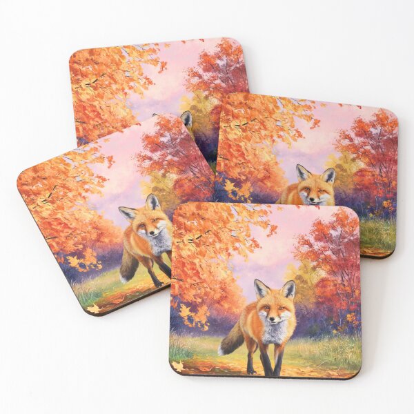 Artikelvorschau, Fuchs-Porträt. Herbstsaison, Herbstfuchs, Vintage-Fuchs, Fuchs-Malerei, Camille Pissarro-Stil entworfen und verkauft von FoxVibes.