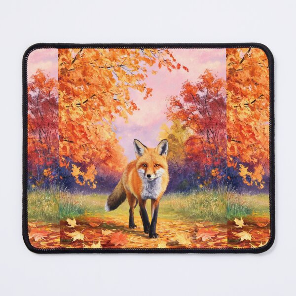 Artikelvorschau, Fuchs-Porträt. Herbstsaison, Herbstfuchs, Vintage-Fuchs, Fuchs-Malerei, Camille Pissarro-Stil entworfen und verkauft von FoxVibes.