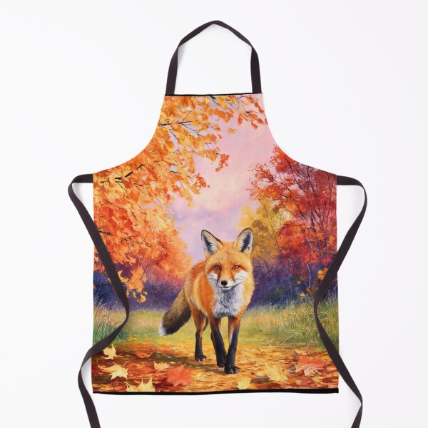 Artikelvorschau, Fuchs-Porträt. Herbstsaison, Herbstfuchs, Vintage-Fuchs, Fuchs-Malerei, Camille Pissarro-Stil entworfen und verkauft von FoxVibes.