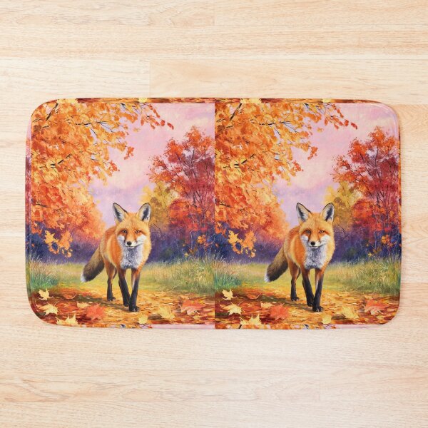 Artikelvorschau, Fuchs-Porträt. Herbstsaison, Herbstfuchs, Vintage-Fuchs, Fuchs-Malerei, Camille Pissarro-Stil entworfen und verkauft von FoxVibes.
