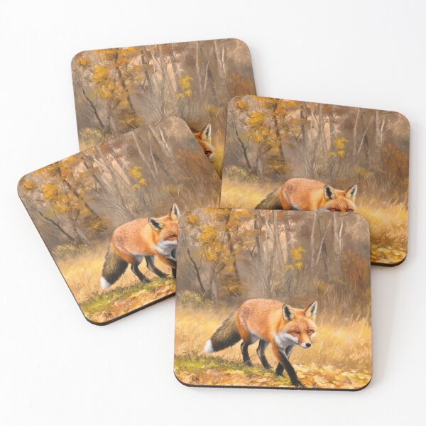Artikelvorschau, Fuchs-Porträt. Herbstsaison, Herbstfuchs, Vintage-Fuchs, Fuchs-Malerei, Camille Pissarro-Stil entworfen und verkauft von FoxVibes.