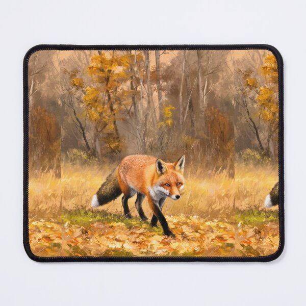 Artikelvorschau, Fuchs-Porträt. Herbstsaison, Herbstfuchs, Vintage-Fuchs, Fuchs-Malerei, Camille Pissarro-Stil entworfen und verkauft von FoxVibes.
