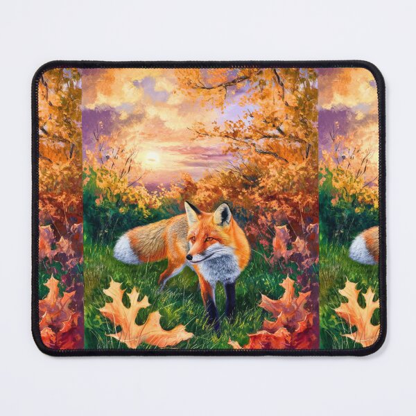 Artikelvorschau, Fuchs-Porträt. Herbstsaison, Herbstfuchs, Vintage-Fuchs, Fuchs-Malerei, Camille Pissarro-Stil entworfen und verkauft von FoxVibes.