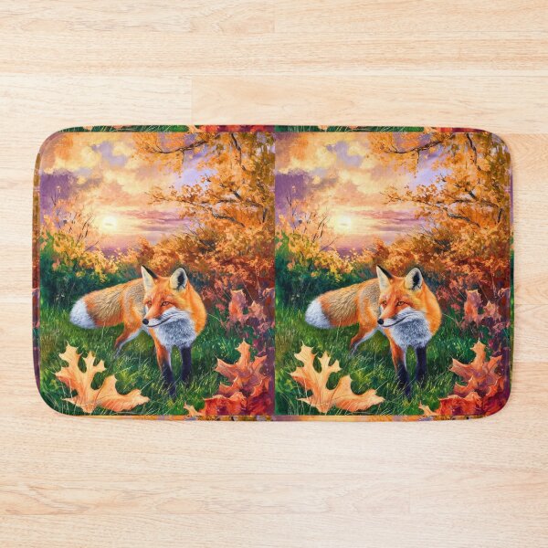 Artikelvorschau, Fuchs-Porträt. Herbstsaison, Herbstfuchs, Vintage-Fuchs, Fuchs-Malerei, Camille Pissarro-Stil entworfen und verkauft von FoxVibes.