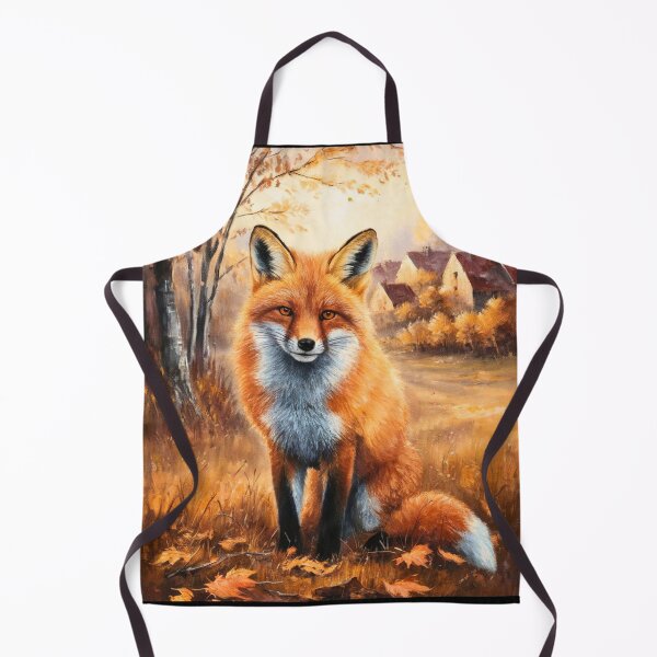 Artikelvorschau, Fuchs-Porträt. Herbstsaison, Herbstfuchs, Vintage-Fuchs, Fuchs-Malerei, Camille Pissarro-Stil entworfen und verkauft von FoxVibes.
