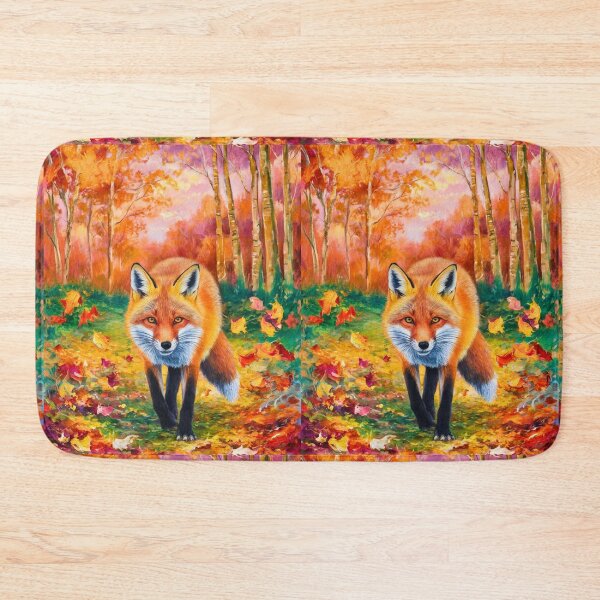 Artikelvorschau, Fuchs-Porträt. Herbstsaison, Herbstfuchs, Vintage-Fuchs, Fuchs-Malerei, Camille Pissarro-Stil entworfen und verkauft von FoxVibes.