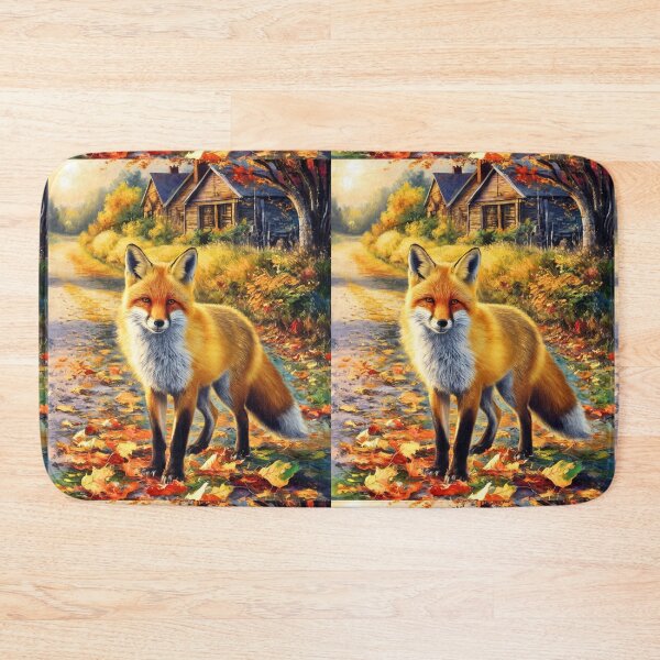 Artikelvorschau, Fuchs-Porträt. Herbstsaison, Herbstfuchs, Vintage-Fuchs, Fuchs-Malerei, Camille Pissarro-Stil entworfen und verkauft von FoxVibes.