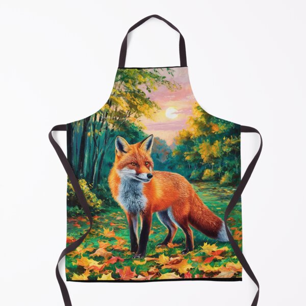 Artikelvorschau, Fuchs-Porträt. Herbstsaison, Herbstfuchs, Vintage-Fuchs, Fuchs-Malerei, Camille Pissarro-Stil entworfen und verkauft von FoxVibes.