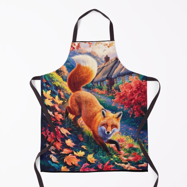 Artikelvorschau, Fuchs-Porträt. Herbstsaison, Herbstfuchs, Vintage-Fuchs, Fuchs-Malerei, Camille Pissarro-Stil entworfen und verkauft von FoxVibes.