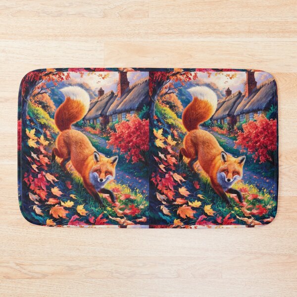 Artikelvorschau, Fuchs-Porträt. Herbstsaison, Herbstfuchs, Vintage-Fuchs, Fuchs-Malerei, Camille Pissarro-Stil entworfen und verkauft von FoxVibes.