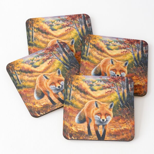 Artikelvorschau, Fuchs-Porträt. Herbstsaison, Herbstfuchs, Vintage-Fuchs, Fuchs-Malerei, Camille Pissarro-Stil entworfen und verkauft von FoxVibes.