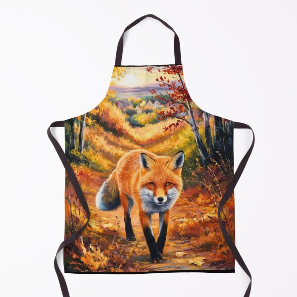 Artikelvorschau, Fuchs-Porträt. Herbstsaison, Herbstfuchs, Vintage-Fuchs, Fuchs-Malerei, Camille Pissarro-Stil entworfen und verkauft von FoxVibes.